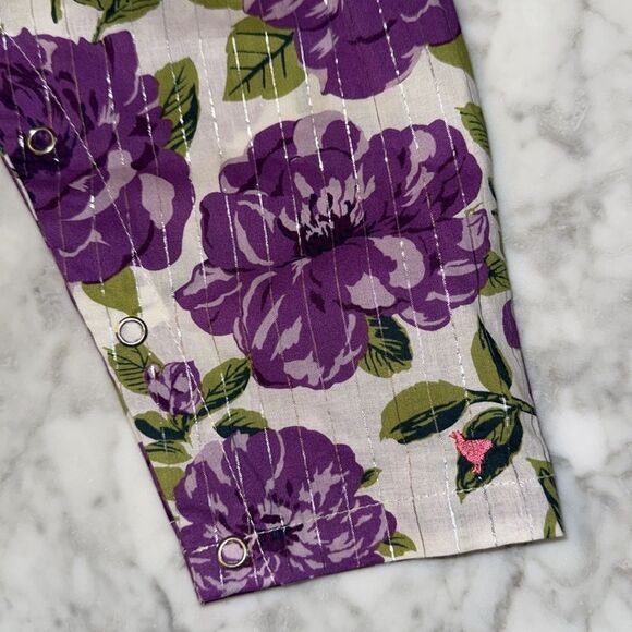 NWT PINK CHICKEN PEONY ROMPER 18/24M - Picture 7 of 13